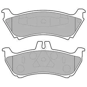 Фото 1 — Колодки гальмівні (задні) MB M-class (W163) 98-05 Delphi (LP1692) Фото Колодки гальмівні (задні) MB M-class (W163) 98-05 Delphi (LP1692) зображення 1