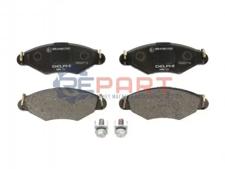 Фото Тормозные колодки Delphi (LP1699) изображение 1