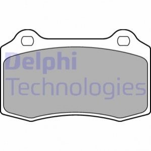 Гальмівні колодки, дискові - (1230725, 1230732, 123O725) Delphi LP1700