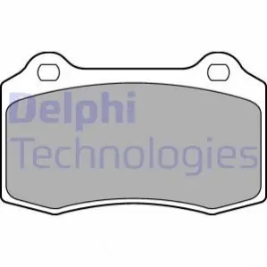 Тормозные колодки, дисковые. Delphi LP1700