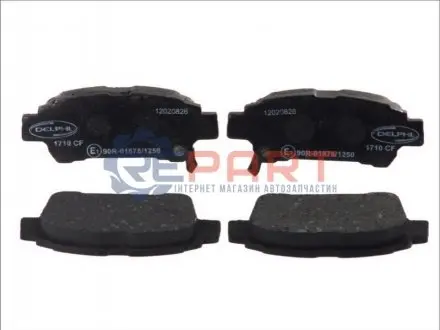 Фото Колодки гальмівні (задні) Toyota Avensis/ Privia 2.0/2.0D 01-09 Delphi (LP1710) зображення 1