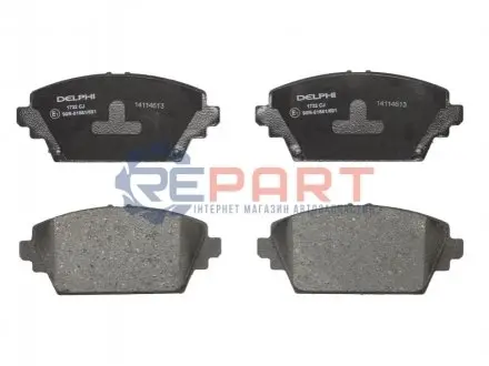 Фото Тормозные колодки, дисковые. Delphi (LP1732) изображение 1