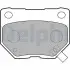 Комплект тормозных колодок задн, SUBARU IMPREZA 2.0/2.5 12.00-08.13 Delphi (LP1780) изображение 1