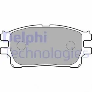 Комплект гальмівних колодок передн, TOYOTA PREVIA II 2.0D/2.4 02.00-02.06 Delphi LP1784