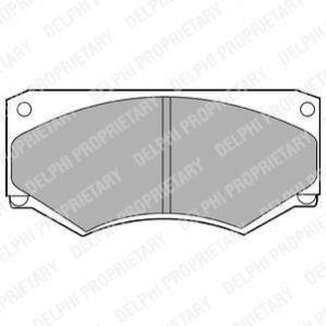 Тормозные колодки Delphi LP180