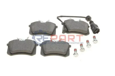 Комплект гальмівних колодок задн (з комплектуючими), AUDI A1, A2, A3, A4 B5, TT RENAULT TWINGO II SEAT ALTEA, ALTEA XL, AROSA, CORDOBA, CORDOBA VARIO, IBIZA II, IBIZA III 1.0-2.5 07.93 Delphi LP1815 Купити в Україні