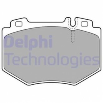 Тормозные колодки, дисковый тормоз.) - (0034206120, 0034203320, 0044200620) Delphi LP1851 (фото 1)