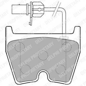 Тормозные колодки, дисковый тормоз.) Delphi LP1856