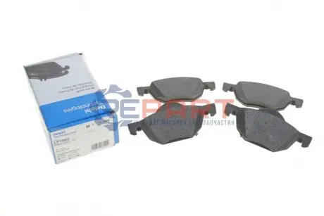 Фото 1 — Колодки гальмівні (передні) Honda Accord 03-12 Delphi (LP1862) Фото Колодки гальмівні (передні) Honda Accord 03-12 Delphi (LP1862) зображення 1