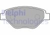 Гальмівні колодки, дискові - Delphi LP1866 (410609192R, 41O6O9192R, 77O12O7673)