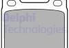 Гальмівні колодки, дискове гальмо (набір) - Delphi LP18 (0004205720, 0004205820, 0004206220)