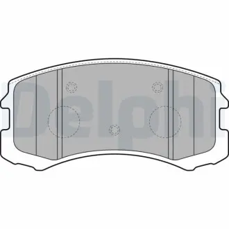 Фото 1 — Колодки гальмівні (передні) Mitsubishi 1.5 Colt 02-12 Delphi (LP1901) Фото Колодки гальмівні (передні) Mitsubishi 1.5 Colt 02-12 Delphi (LP1901) зображення 1