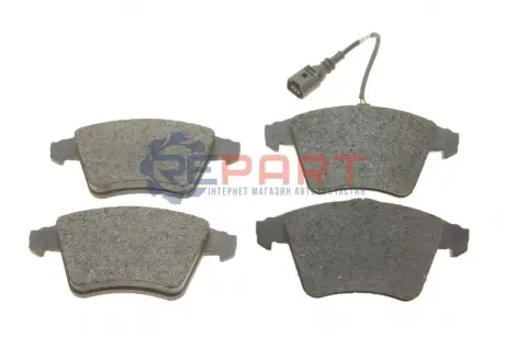 Фото Комплект гальмівних колодок (передніх) VW Multivan/T5 03-/T6 15- (з датчиком) Delphi (LP1914) зображення 1