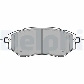 Фото Колодки гальмівні (передні) Subaru Forester/Legacy/Impreza 03- (Akebono) Delphi (LP1941) зображення 1
