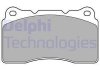 Гальмівні колодки, дискове гальмо (набір) Delphi LP1944 (фото 1)