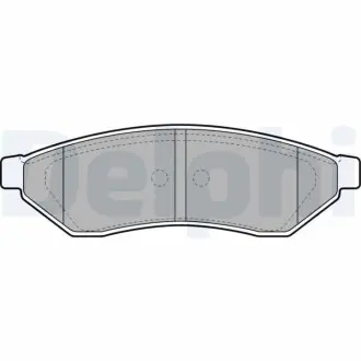 Комплект гальмівних колодок задн, CHEVROLET EPICA, EVANDA DAEWOO EVANDA 2.0/2.0D/2.5 08.02 Delphi LP1946 Купити в Україні
