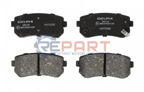 Фото Колодки гальмівні (задні) Hyundai Tucson 15-/Sonata 05-15/ix20/ix35/Kia Cerato/Sportage/Picanto 10- Delphi (LP1952) зображення 1