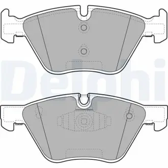 Комплект гальмівних колодок передн, BMW 1 (E81), 1 (E82), 1 (E87), 1 (E88), 3 (E90), 3 (E91), 3 (E92), 3 (E93) 1.6-3.0 06.04-12.13 Delphi LP1960