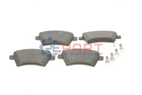 Комплект гальмівних колодок передн, FIAT SEDICI MITSUBISHI L 300 III SUZUKI SX4 1.5-2.4 08.86 Delphi LP1966 Купити в Україні