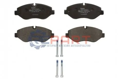 Фото Колодки гальмівні (передні) MB Sprinter (906) /Vito (W639) 03- Delphi (LP1982) зображення 1