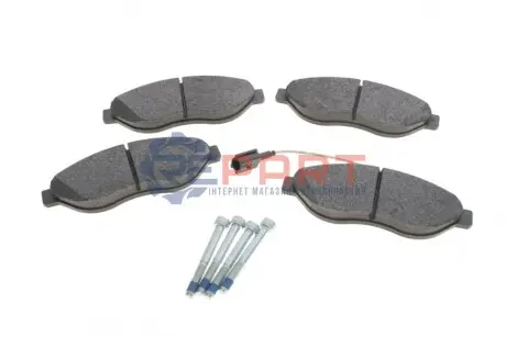 Фото Колодки гальмівні (передні) Citroen Jumper/Fiat Ducato/Peugeot Boxer 06- (Brembo) (з датчиком) Delphi (LP1992) зображення 1