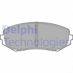 Гальмівні колодки, дискові - (5520065J01, 5520065J10, 5520065J00) Delphi LP2001 (фото 1)