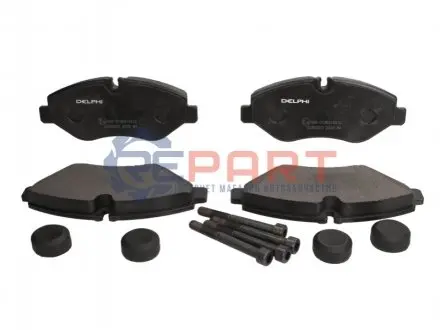 Фото Комплект гальмівних колодок, дискове гальмо Delphi (LP2039) зображення 1