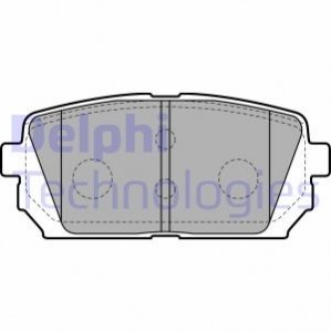 Тормозные колодки, дисковые. Delphi LP2051