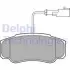 Фото Комплект гальмівних колодок задн, NISSAN CABSTAR, NT400 CABSTAR RVI MAXITY 2.5D/3.0D 09.06 Delphi (LP2054) зображення 1