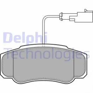 Комплект гальмівних колодок задн, NISSAN CABSTAR, NT400 CABSTAR RVI MAXITY 2.5D/3.0D 09.06 Delphi LP2054 Купити в Україні