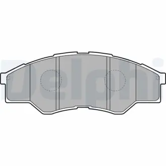 Тормозные колодки, дисковый тормоз.) Delphi LP2060 Купить в Украине