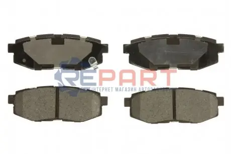 Комплект гальмівних колодок задн, SUBARU BRZ, FORESTER, IMPREZA, LEGACY V, OUTBACK, TRIBECA TOYOTA GT 86 2.0-3.6 11.01 Delphi LP2076 Купити в Україні