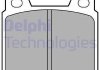 Гальмівні колодки, дискове гальмо (набір) - Delphi LP20 (0004206620, 0004206720, 0005860042)