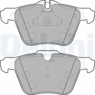 Комплект гальмівних колодок передн, JAGUAR S-TYPE II, XF I, XF II, XF SPORTBRAKE, XJ, XK II 2.0-5.0 11.01 Delphi LP2114