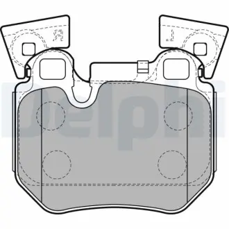 Комплект гальмівних колодок задн, BMW 1 (E81), 1 (E82), 1 (E87), 1 (E88), 3 (E90), 3 (E91), 3 (E92), 3 (E93) 1.6-3.0D 12.04-12.13 Delphi LP2121 Купити в Україні