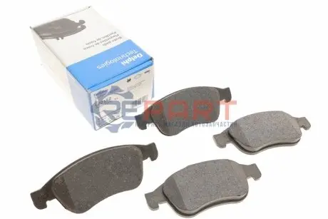 Комплект гальмівних колодок (передніх) Renault Fluence/Megane/Scenic 08- Delphi LP2152 Купити в Україні