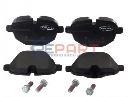 Фото 1 — Тормозные колодки, дисковые. Delphi (LP2162) Фото Тормозные колодки, дисковые. Delphi (LP2162) изображение 1