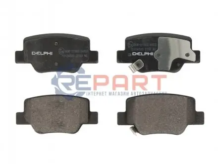 Комплект гальмівних колодок задн, TOYOTA VERSO 1.6-2.2D 04.09-08.18 Delphi LP2193 Купити в Україні