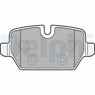 Тормозные колодки, дисковый тормоз.) Delphi LP2247
