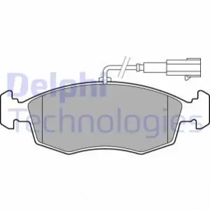 Тормозные колодки, дисковые. Delphi LP2288