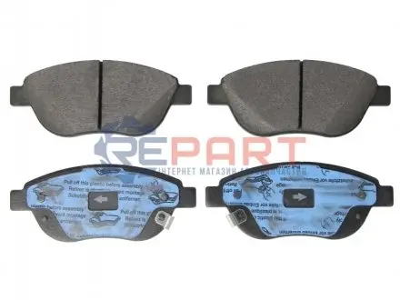 Комплект гальмівних колодок передн, FIAT 500L 0.9-1.6D 09.12 Delphi LP2476 Купити в Україні