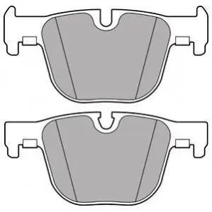 Комплект гальмівних колодок задн, BMW 3 (F30, F80), 3 (F31), 3 GRAN TURISMO (F34), 4 (F32, F82), 4 (F33, F83), 4 GRAN COUPE (F36) 2.0-3.0H 11.11 Delphi LP2494 Купити в Україні