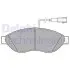 Комплект гальмівних колодок передн, CITROEN JUMPER III FIAT DUCATO OPEL MOVANO C PEUGEOT BOXER 2.0D-Electric 04.06 Delphi (LP2498) зображення 1