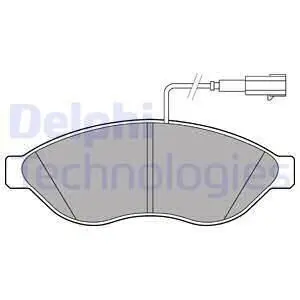 Тормозные колодки, дисковые. Delphi LP2498