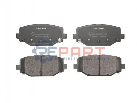 Фото Колодки гальмівні (задні) Chrysler Grand Voyager 07-/Fiat Freemont 11- Delphi (LP2499) зображення 1