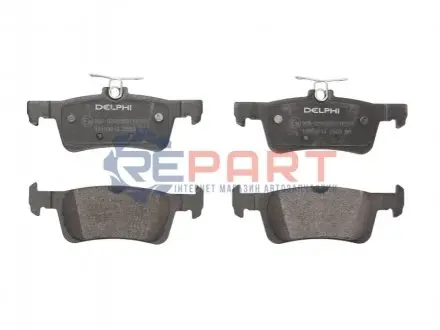 Комплект гальмівних колодок (задніх) Citroen Berlingo 18-/Peugeot 308 1.6 HDi 14- Delphi LP2503 Купити в Україні