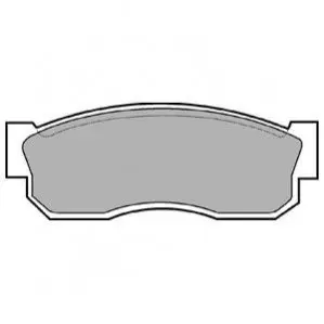 Комплект гальмівних колодок передн, NISSAN CHERRY III, SUNNY, SUNNY I, SUNNY II SUBARU JUSTY I, LIBERO, REX II 0.5-1.8 08.81-02.00 Delphi LP261 Купити в Україні