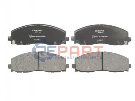 Фото Колодки гальмівні (передні) Jeep Wrangler 2.0/2.2 17- Delphi (LP2694) зображення 1