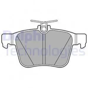 Комплект гальмівних колодок задн, AUDI A3, A8 D4, Q2, Q3, TT SEAT ATECA, LEON, LEON SC, LEON ST, TARRACO SKODA KODIAQ I, SUPERB III VW ARTEON, ARTEON SHOOTING BRAKE, ATLAS 1.0-Electric 05.09 Delphi LP2697 Купити в Україні