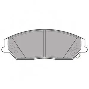 Комплект гальмівних колодок передн, TOYOTA CAMRY 2.4/2.5/3.5 01.06 Delphi LP2714 Купити в Україні